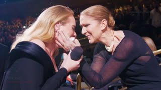 Adele Celine Dion Reflect On Their Emotional Meeting [upl. by Naaman]