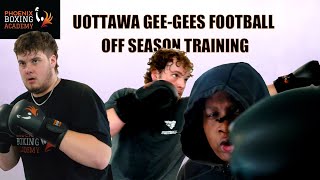 UOttawa Gee Gees Football Off Season Training [upl. by Sunny]