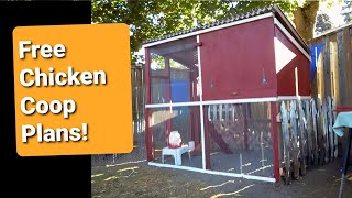 DIY Chicken Coop Ideas for Building a Homemade Hen House Free PDF Blueprints [upl. by Paske465]