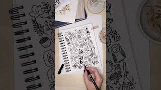 Check out my channel home page for these 50 FALL DOODLES doodle art [upl. by Gnay]