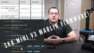 SKR Mini e3 v3 Marlin Firmware Update [upl. by Bunting]