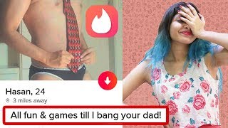 Weirdest Tinder Profiles  Tinder India 2018 [upl. by Ayanat]