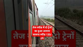 12446 uttar sampark kranti express at ambala cantt train railway automobile funny indianrailway [upl. by Buzz]