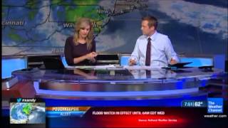 Hurricane Sandy Weather Channel Coverage Clip 14 [upl. by Darb503]