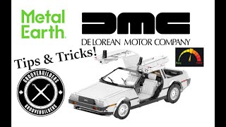 DeLorean  Metal Earth  Review and Tips [upl. by Albric]