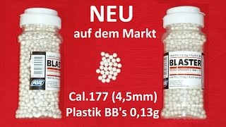 ASG Plastik BBs Cal 177 45mm Blaster 013g [upl. by Sibella]