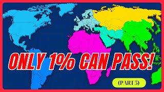 Can You Beat The Geography Quiz That Only 1 Pass UPDATED PART 5 [upl. by Gerk288]