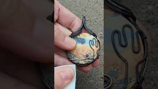 Short Oxidizing Copper Pendant [upl. by Enomaj961]