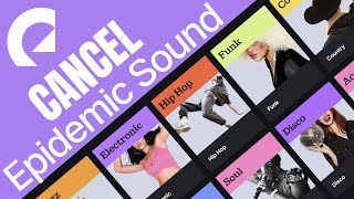 How To Cancel Epidemic Sound Subscriptions [upl. by Cottle]