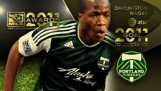 Darlington Nagbe Golazo  Anatomy of the 2011 MLS Goal of the Year [upl. by Iredale700]