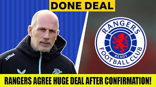 Rangers Agree HUGE Deal As Confirmation Made [upl. by Noni886]