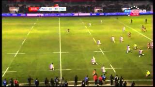 Toulon Vs Lyon Essai Rooney amlin [upl. by Layol]