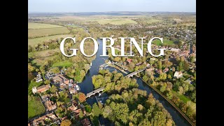 The Beauty of GoringonThames the Village of the Year from the Air  4K Drone  Oxfordshire UK [upl. by Chrisse300]