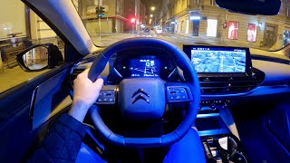 CITROEN C5 X 2023  NIGHT POV test drive amp FULL REVIEW 225 HP Plugin Hybrid [upl. by Irneh]