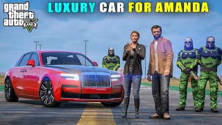 Michael Gifts Luxury Car To Amanda  Gta V Gameplay [upl. by Matuag234]