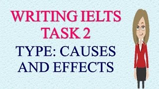 IELTS Academic Writing Task 2 Type CAUSES and EFFECTS IELTS Academic Writing [upl. by Mycah]