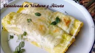 Canelones de Verdura y Ricota con Salsa Blanca [upl. by Jeuz394]