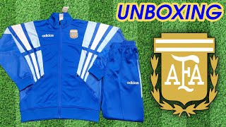 🇦🇷⚽ UNBOXING SUDADERA FÚTBOL  ARGENTINA RETRO 1994  CONJUNTO SUDADERA  KKGOOLGCOM ⚽🇦🇷 [upl. by Alegnatal967]