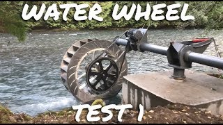 Innovative Poncelet Water Wheel 2017 [upl. by Vanni]