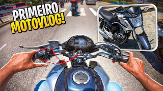 PRIMEIRO MOTOVLOG COM A TITAN 160 SEM FILTRO E SEM RETRÔ [upl. by Gasperoni]