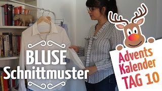 Bluse Schnittmuster  Schnittmuster selber machen [upl. by Sada]