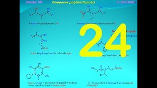 24Chimie organique  Nomenclature des composés polyfonctionnels  en arabedarija [upl. by Aleda]