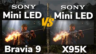 Bravia 9 vs X95K A HeadtoHead TV Comparison You Can’t Miss [upl. by Tildie]