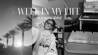 MINI VLOG week in my life  nursing school [upl. by Oyr311]