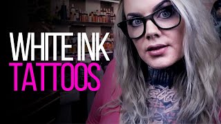 WHITE INK TATTOOS ★ TATTOO ADVICE by Tattoo Artist Electric Linda [upl. by Yorgos397]