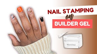 Nail polish over builder gel  builder gel nails tutorial for beginners [upl. by Eugen]