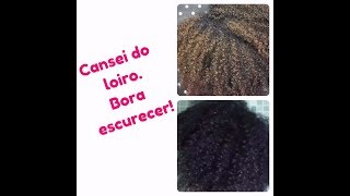 Tonalizando o cabelo crespo em casa  Salon Line Light Color  Ana Lu Oliveira [upl. by Evadne]