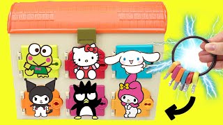 Hello Kitty and Friends Surprise Doors with Keys  DIY Crafts for Kids [upl. by Scandura53]