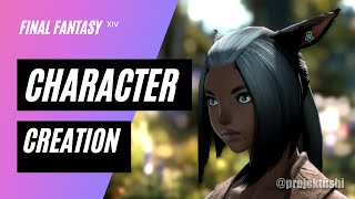 FFXIV Endwalker 🐱 Miqote 🌜 Keeper of the Moon Female Face 4 Character Creation Guide [upl. by Trueman794]