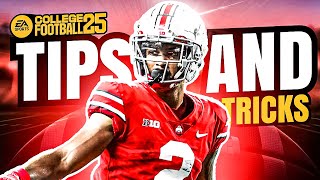 20 Tips And Tricks You NEED To Know In College Football 25 [upl. by Long672]