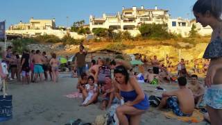 Balmins Beach Sitges Cala Balmins Saturday Live Music Beatls [upl. by Ojyma]