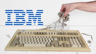 Restoring IBM Model M Keyboard with Destroyed Cable  USB mod [upl. by Suicul9]