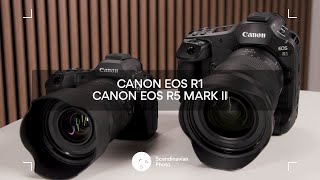 En första titt på Canon EOS R1 amp EOS R5 Mark II  Scandinavian Photo [upl. by Letram909]