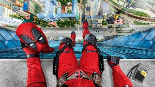 I Tried Extreme Deadpool Stunts in Real Life [upl. by Ainoet543]