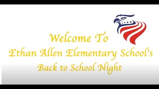 Ethan Allens Back to School Night  2024 [upl. by Ahsieuqal]