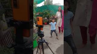 gulabi Saree suting time MA or beti gulabisadi video [upl. by Htennaj]