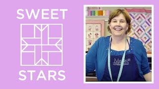 How to Make a Sweet Stars Quilt Block [upl. by Amerd]