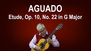 Edson Lopes plays AGUADO Etude Op 10 No 22 [upl. by Rola691]