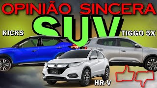 Comparativo entre Chery Tiggo 5X Nissan Kicks e Honda HRV  Qual o melhor desses SUV compactos [upl. by Dnomar972]