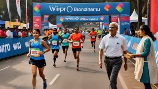 WIPRO BENGALURU MARATHON 2024  Full Race Experience WiproBengaluruMarathon2024 BengaluruMaratho [upl. by Aiyotal]