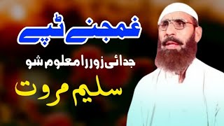 Ghamjani Tappy  Judai Zor De Ra Maloom Sho  Saleem Marwat Pashto Song 2024  New Pashto Song [upl. by Mapel448]