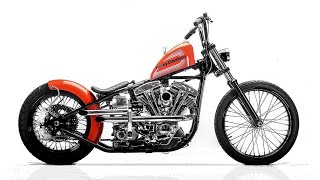 80 amp 77 Harley Davidson Shovel HeadHardtail Choppers [upl. by Nednyl977]