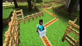 Minecraft рельсы  поршни \ rails  pistons [upl. by Atrim]