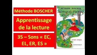 35  Sons quotEC EL ER ESquot │ Méthode Boscher │ La journée des tout petits [upl. by Reniti]