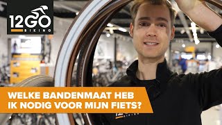 Welke bandenmaat heb ik nodig voor mijn fiets [upl. by Mureil]