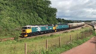 Dawlish sea Wall trains Summer 2021 [upl. by Latreece483]